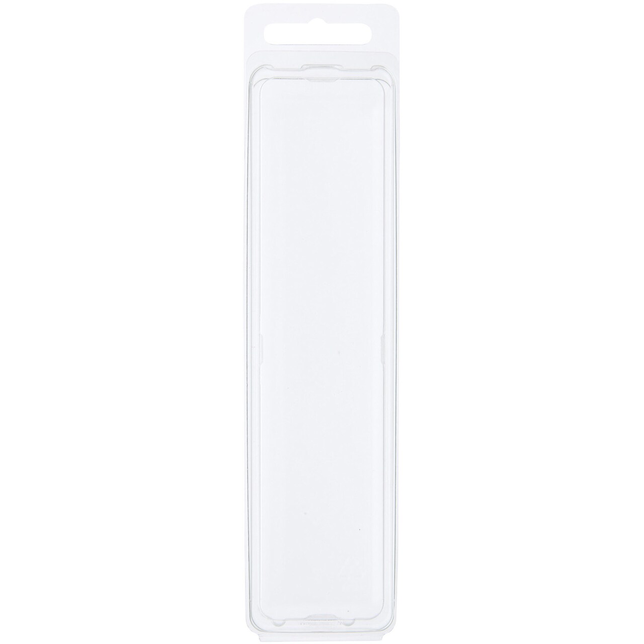 Collecting Warehouse Clear Plastic Clamshell Package / Storage Container, 6.1875" H x 1.3125" W x 1.25" D